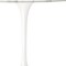 Homeroots 40" White Rounded Stone And Metal Pedestal Base Dining Table 520844 - alternate 8