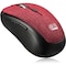 Adesso Publishing Adesso 2.4Ghz Wireless Red Fabric Mini Optical Mouse, 5-Button IMOUSES80R - alternate 8