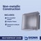 Sigma Engineered Solutions Weatherproof Cover, Switch Box Type, 2 Gang, Non-Metallic, GFCI Duplex Receptacle Cover Type 14426CLM - alternate 5