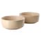 Soho Lounge Bryant Park 2 Piece 6 Inch Stoneware Cereal Bowl Set in Beige 750123482M - alternate 1