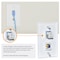 Newhouse Hardware White Ethernet and Coaxial Wall Plate, 1-Gang, 5PK TVCATP-WH-05 - alternate 5