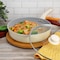 Gibson Home Barnsdall 11 Inch 4 Quart Ceramic Nonstick Alimunium Saute Pan with Lid in Cream 137715.02 - alternate 4