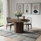 Homeroots 52" Brown Wood Pedestal Base Round Top Dining Table 720953 - alternate 5