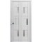 Vdomdoors Sliding Closet Bi-fold Doors White Solid Core Modern Interior SETE6933BF-NOR-64 x 84 (2* 32x84) - alternate 1