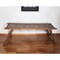 Homeroots 71" Brown Reclaimed Wood Distressed Folding Console Table 527531 - alternate 1