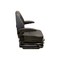 Uni Pro 502 Mechanical Suspension Seat, With Armrests, Black Vinyl 8396 - alternate 4