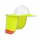 2W International High Visibility Cooling Hard Hat Sunshield, Lime, Breathable Fabric, Mesh CHS-LY - alternate 1