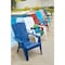 Gracious Living Waterloo Blue Deluxe Contour Adirondack Chair 11816-20 - alternate 1