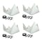 Mytee Products 7 ft x 7 ft Drain Tarp - Roof Ceiling Leak Drip Diverter Tarp Heavy Duty - White, 4PK DD7-7-Whitex4 - alternate 1