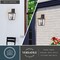 Vaxcel Cottage Grove, 21 in H, Black Outdoor Wall Sconce, 3-Light, Clear Glass T0818 - alternate 4