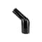 Hps Performance 2 in - 3 in ID, 4-Ply High Temp Reinforced Silicone 45 Degree Elbow Reducer Coupler Hose, Black HTSER45-200-300-BLK - alternate 1