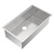 Whitehaus Collection Whitehaus 33 in Undermount Single Bowl 16 Gauge Brushed Stainless Steel Workstation Sink WHSW3319 - alternate 7
