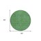 Homeroots 8' Green And Blue Round Abstract Washable Indoor Outdoor Area Rug 599798 - alternate 4