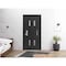 Vdomdoors Sliding Closet Bi-fold Doors Black Solid Core Modern Interior SETE6933BF-BLK-60 x 96 (2* 30x96) - alternate 5