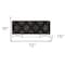 Homeroots 72in Black Solid Wood Sideboard with Four Doors 380241 - alternate 3