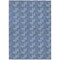 Homeroots 5' X 8' Navy Blue And Ivory Geometric Washable Indoor Outdoor Area Rug 595020 - alternate 7
