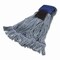 Carlisle Foodservice Medium Blue Looped-End Mop, Cotton, 36 x 6 x 3, Blue 369418S14 - alternate 3