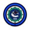 Holland Bar Stool Vancouver Canucks 19 Double Neon Wall Clock Clk19BK - alternate 1