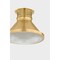 Hudson Valley Lighting Highclere 12.75 in. Flush Mount in Aged Brass by Mark D. Sikes MDS2402-AGB - alternate 6