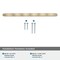 Amerock St. Vincent 8 inch 203mm Center-to-Center Golden Champagne Cabinet Pull BP55500BBZ - alternate 2