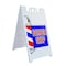 Signmission Barber Shop, A-Frame & 2 Decals Installed, Heavy-Duty Plastic Frame SBHD-D-2436-Barber Shop - alternate 1
