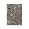 Homeroots 9' X 12' Gray And Ivory Geometric Washable Indoor Outdoor Area Rug 631387 - alternate 7