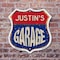 Signmission Justin's Garage, 6 Inch X 6 Inch, Plastic Sign SHI-P-6-383-JUSTIN - alternate 4