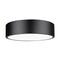 Z-Lite Coronado 1 Light Flush Mount, Matte Black, 16 In W 1017F16-MB-LED - alternate 1