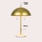 Jonathan Y Ella 20.7" Dome Metal with Marble Base LED Table Lamp, Gold/White JYL1071A - alternate 9