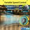 Edendirect 20 inch Variable Speed Control Heavy Duty Drum Fan in Yellow with 6100 CFM Built-In Carry Handle ZR-FAN-D20TDC - alternate 3