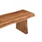 Homeroots 68" Brown Solid Wood Live Edge Dining Bench 565287 - alternate 5