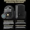 Wrightmaster 4 in 1 Corded Aluminum Smart Lock Deadbolt, Keyless Entry Door Lock with Fingerprint Digital, APP C ZR-DK50-BK - alternate 4