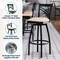 Flash Furniture HERCULES Black  inX in Back Swivel Metal Barstool - Tan Vinyl Seat XU-6F8B-XSWVL-TNV-GG - alternate 7