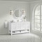 James Martin Vanities 60 in. Single Vanity, Bright White, w/Single Hole 3 CM White Zeus Quartz Top & Backsplash 330-V60S-BW-1WZ - alternate 5