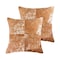 Homeroots Set of Two 18" Brown and White Cowhide Cowhide Throw Pillows, 2PK 544639 - alternate 4
