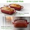 Nutrichef 9x5 in Enameled Cast Iron Loaf Pan with Lid, Enamel-Coated Baking Loaf Pan for Sourdough, Oven Safe NCCIELF2RD - alternate 5
