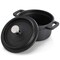 Megachef Cast Iron 8 Ounce Mini Dutch Oven with Wood Tray MCCI-342A - alternate 7