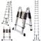 Wrightmaster 20 ft. Reach Aluminum Multi-Position Ladder with Balance Bar, 330 lbs. Load Capacity ZRO2.5+2.5m - alternate 1