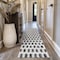 World Rug Gallery Scandinavian Arrow Shag Runner Rug 2 ft 3 in x 12 ft Anthracite WR126ANTHRACITE2X12 - alternate 1