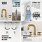 Vigo Hart Two Handle Three-Hole Widespread Bathroom Faucet in Matte Brushed Gold VG01305MG - alternate 7