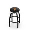 Holland Bar Stool Co 36" Blk Wrinkle Arizona State Swivel Bar Stool, Chrome Ring, Pitchfork L8B2C36ArizSt-F - alternate 1