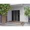 Vdomdoors Aluminum Door with Hidden Handle Hiddex 0155 Ardesia Nero Entry Steel Metal Modern Painted W14+36+1 HIDDEX0155EXD-BLK-W14+36+14xH80-RH-I - alternate 4