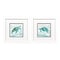Homeroots Set Of Two Tropical Current White Framed Wall Art, 2PK 653064 - alternate 1