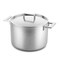 Mepra Attiva Pewter Deep Pot - 8"Dia 30280120 - alternate 1