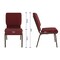 Flash Furniture Burgundy Fabric Church Chair, PK4 4-XU-CH-60096-BYXY56-GG - alternate 6