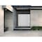 Vdomdoors Front Exterior Prehung Metal-Plastic Double Doors / MANUX 8111 White Silk / Sidelite Exterior Windo MANUX8111DEXD-WS-LH-W72+16xH80 - alternate 3
