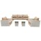 Leisuremod Arvin 4-Pc Aluminum Patio Set, Sintered Stone Table, Rust-Resistant, 4PK AOCS48-83-33TP - alternate 1
