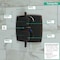 Hansgrohe Ecostat Classic Thermostatic Trim with Volume Control, Square in Rubbed Bronze 15727921 - alternate 2