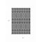 Homeroots 8' X 10' Black And Ivory Tribal Washable Indoor Outdoor Area Rug 614206 - alternate 5