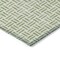 Homeroots 3' X 5' Sage And Ivory Geometric Washable Indoor Outdoor Area Rug 614713 - alternate 8